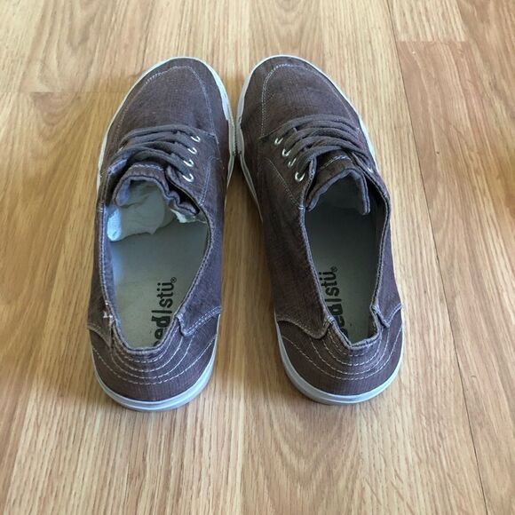 BED STU Brown Distressed Canvas Shoes - Picture 5 of 10
